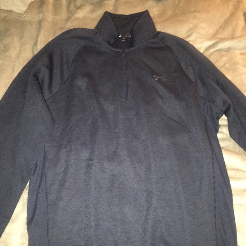 Under Armour 1/4 Zip Navy Blue Size XL